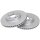 2 brake discs ventilated Ø 300 mm 25 mm A.B.S. for VOLVO V40 and others