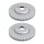2 brake discs ventilated Ø 374 mm 36 mm A.B.S. for BMW 7 Series and others