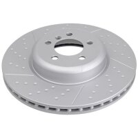 2 brake discs slotted perforated Ø 370 mm 30 mm...