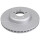 2 brake discs slotted perforated Ø 370 mm 30 mm A.B.S. for BMW 1 series