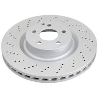 2 brake discs perforated ventilated Ø 344 mm 32 mm...