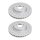 2 brake discs perforated ventilated Ø 344 mm 32 mm A.B.S. for e.g. MB SLC