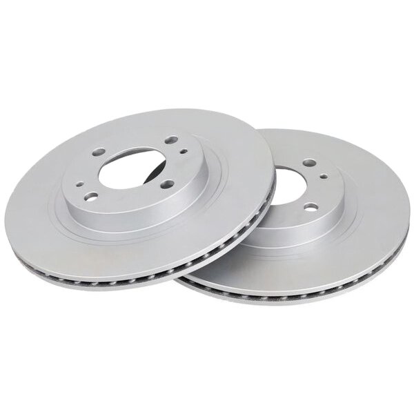 2 brake discs ventilated Ø 257 mm 17 mm A.B.S. for CITROËN C-ZERO and others