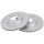 2 brake discs ventilated Ø 257 mm 17 mm A.B.S. for CITROËN C-ZERO and others