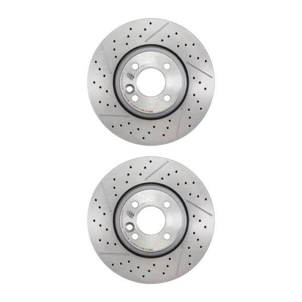 2 Bremsscheiben geschlitzt gelocht Ø 294 mm 22 mm A.B.S. für u.a. MINI MINI