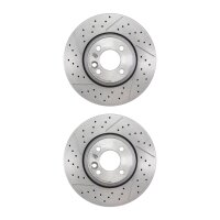 2 Bremsscheiben geschlitzt gelocht Ø 294 mm 22 mm...
