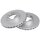 2 brake discs ventilated Ø 300 mm 28 mm A.B.S. for FORD TRANSIT and others