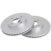 2 brake discs ventilated Ø 278 mm 23 mm A.B.S. for...