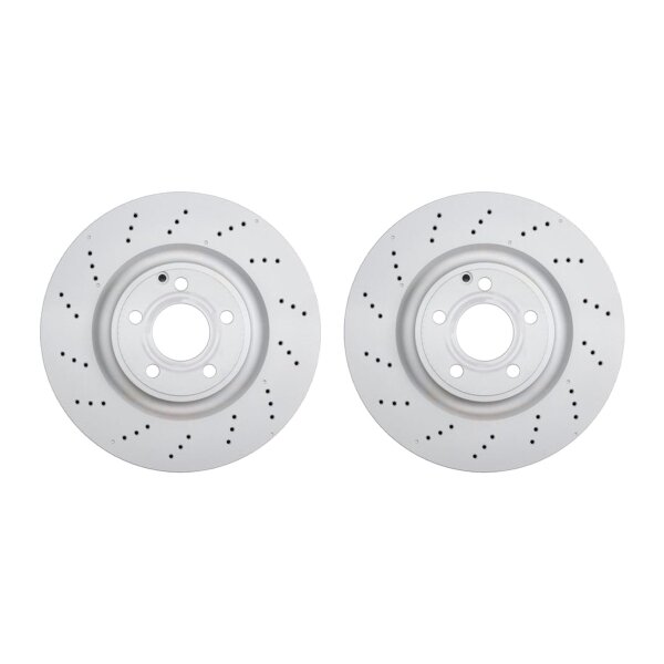 2 brake discs perforated ventilated Ø 344 mm 32 mm A.B.S. for MERCEDES-BENZ SLK
