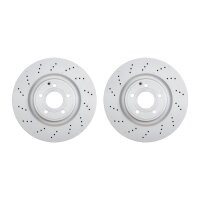2 brake discs perforated ventilated Ø 344 mm 32 mm...