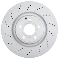 2 brake discs perforated ventilated Ø 344 mm 32 mm...