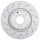 Bremsscheibe vorne 344mm A.B.S. für MERCEDES SLK
