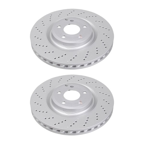 2 Bremsscheiben gelocht belüftet Ø 344 mm 32 mm A.B.S. für u.a. MB CLS