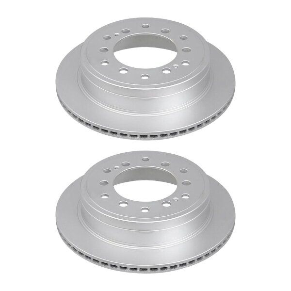 2 brake discs ventilated Ø 312 mm 18 mm A.B.S. for TOYOTA LAND and others