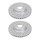 2 brake discs perforated ventilated Ø 344 mm 32 mm A.B.S. for e.g. MB E-CLASS