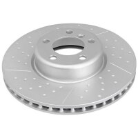 2 brake discs slotted perforated Ø 340 mm 30 mm...