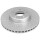 2 brake discs slotted perforated Ø 340 mm 30 mm A.B.S. for BMW 1 series