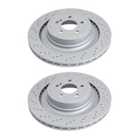 2 brake discs slotted perforated Ø 360 mm 26 mm...
