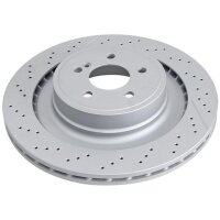 2 brake discs slotted perforated Ø 360 mm 26 mm...