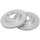 2 brake discs ventilated Ø 280 mm 22 mm A.B.S. for MINI MINI and others