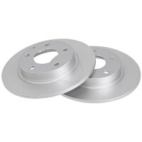 2 Bremsscheiben voll nicht belüftet Ø 265 mm...