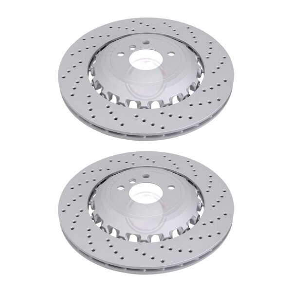 2 brake discs two-piece brake discs Ø 396 mm 24 mm A.B.S. for BMW 5 series