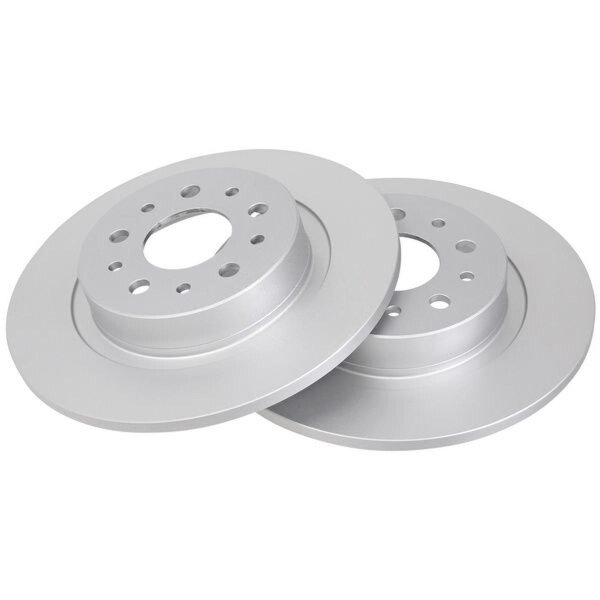 2 brake discs full Ø 264 mm 10 mm A.B.S. for FIAT TIPO and others