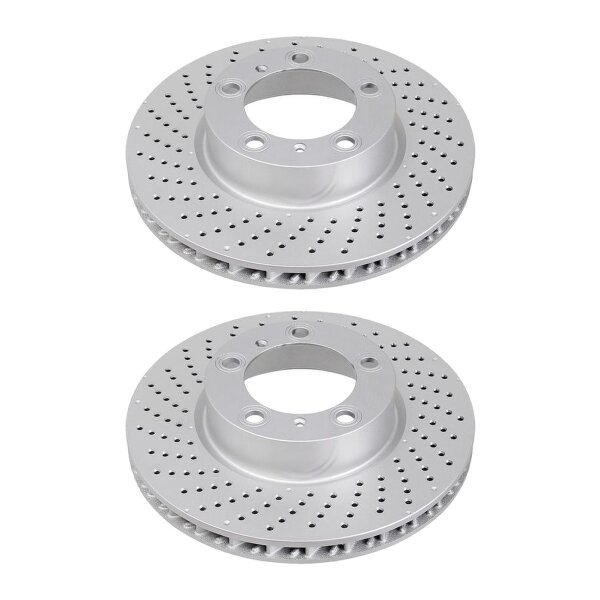 2 brake discs ventilated Ø 315 mm 28 mm A.B.S. for PORSCHE CAYMAN and others