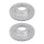 2 brake discs ventilated Ø 315 mm 28 mm A.B.S. for PORSCHE CAYMAN and others