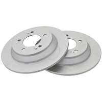 2 brake discs full Ø 284 mm 10 mm A.B.S. for...