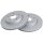 2 brake discs ventilated Ø 280 mm 22 mm A.B.S. for SUZUKI VITARA and others