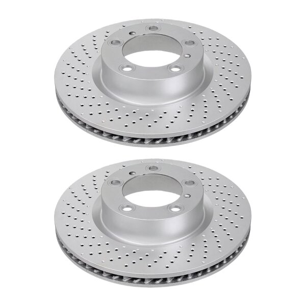 2 brake discs ventilated Ø 330 mm 28 mm A.B.S. for PORSCHE 911 and others