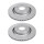 2 brake discs ventilated Ø 332 mm 28 mm A.B.S. for JEEP WRANGLER