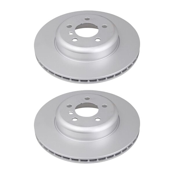 2 brake discs ventilated Ø 345 mm 24 mm A.B.S. for BMW 3 Series and others