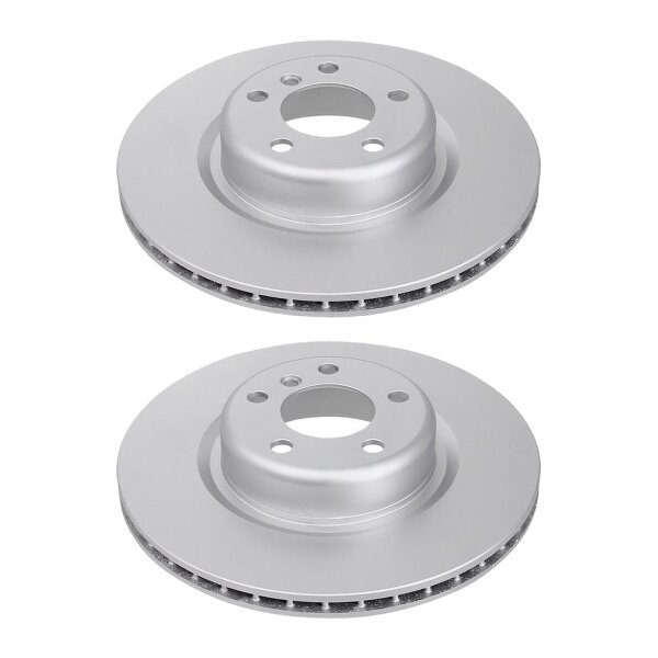 2 brake discs ventilated Ø 345 mm 24 mm A.B.S. for BMW 1 Series and others