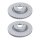 2 brake discs ventilated Ø 345 mm 30 mm A.B.S. for AUDI A6 and others