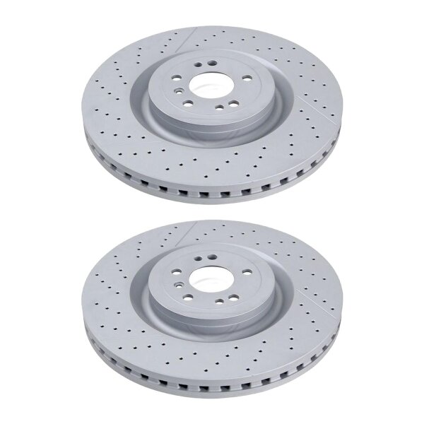 2 brake discs ventilated Ø 390 mm 36 mm A.B.S. for MERCEDES-BENZ GLE and others