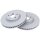 2 brake discs ventilated Ø 316 mm 32 mm A.B.S. for FORD GALAXY and others