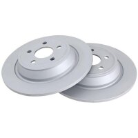 2 brake discs full Ø 316 mm 11 mm A.B.S. for FORD...