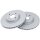 2 Bremsscheiben belüftet Ø 280 mm 22 mm A.B.S. für u.a. MAZDA MX-5