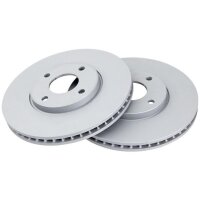 2 brake discs ventilated Ø 278 mm 25 mm A.B.S. for...