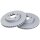 2 brake discs ventilated Ø 294 mm 22 mm A.B.S. for MINI MINI and others