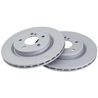 2 brake discs ventilated Ø 295 mm 22 mm A.B.S. for...