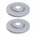 2 brake discs ventilated Ø 330 mm 28 mm A.B.S. for OPEL CORSA
