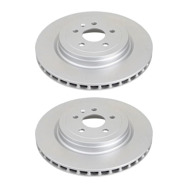 2 brake discs ventilated Ø 365 mm 28 mm A.B.S. for TESLA MODEL