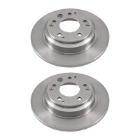 2 Bremsscheiben voll nicht belüftet Ø 281 mm...