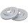 2 brake discs ventilated Ø 276 mm 26 mm A.B.S. for OPEL ASTRA and others