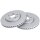 2 brake discs ventilated Ø 300 mm 26 mm A.B.S. for OPEL ASTRA and others