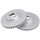 2 brake discs perforated ventilated Ø 342 mm 32 mm A.B.S. for e.g. MB C-CLASS