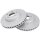2 brake discs ventilated Ø 305 mm 28 mm A.B.S. for MB C-CLASS and others